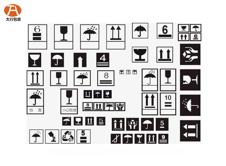 木包裝箱嘜頭運輸標(biāo)志